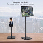 Supporto da tavolo antiscivolo per smartphone e tablet