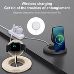 Supporto telescopico per caricabatterie wireless iPhone e orologi
