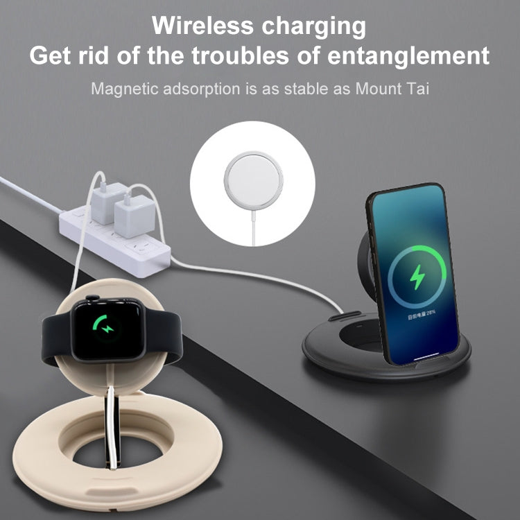 Supporto telescopico per caricabatterie wireless iPhone e orologi