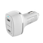 Caricabatteria per auto a ricarica rapida PD da 60 W a doppia porta ACC-580