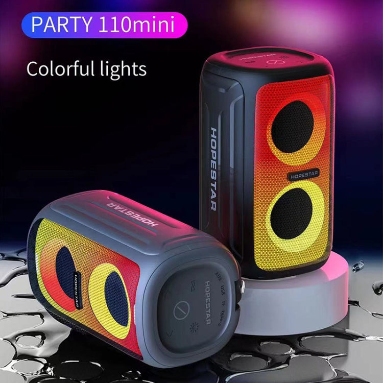 Altoparlante Bluetooth senza fili HOPESTAR Party 110 Mini luci colorate, Party 110 Mini (Black), Party 110 Mini (Green), Party 110 Mini (Grey), Party 110 Mini (Blue)