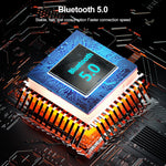 Mini Altoparlante Stereo Portatile con Subwoofer e Luce RGB