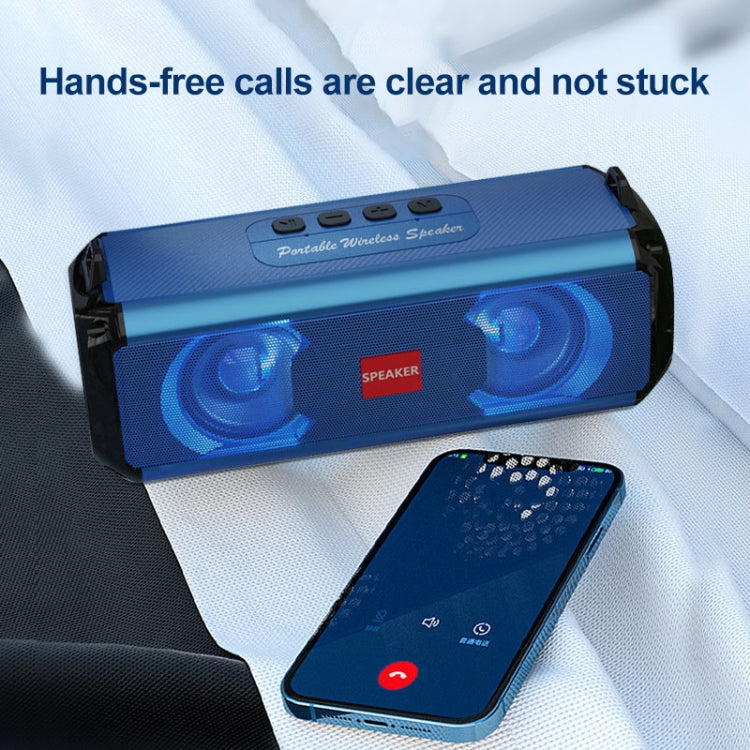 EBS-045 Mini altoparlante stereo portatile con subwoofer per musica da esterno RGB stereo wireless con luce