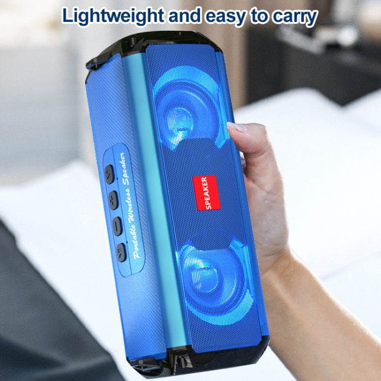 Mini Altoparlante Stereo Portatile con Subwoofer e Luce RGB