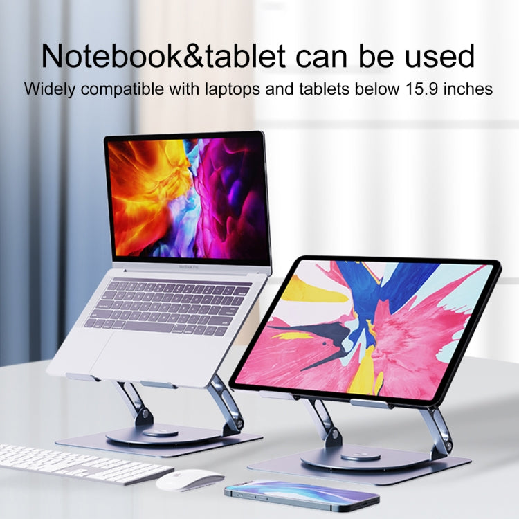 Supporto laptop regolabile R-JUST HZ08-1 in lega