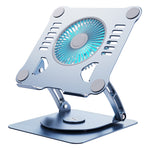 Supporto laptop in lega di alluminio con ventola