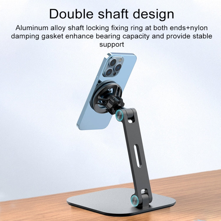 Supporto da tavolo magnetico in lega di alluminio per tablet