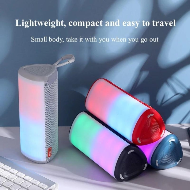 Subwoofer da esterno per altoparlante wireless Bluetooth portatile T&G TG357 con luce colorata RGB e TWS, TG357