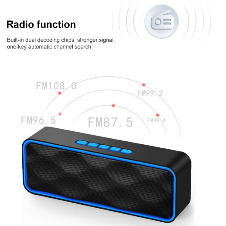 SC211 Pro Scheda multifunzione per esterni Altoparlante Bluetooth senza fili Versione aggiornata, SC211 Pro Upgraded Version