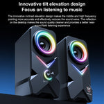 Altoparlante wireless Bluetooth USB portatile da esterno con luce RGB L2, L2