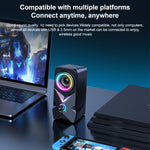 Altoparlante wireless Bluetooth USB portatile da esterno con luce RGB L2, L2
