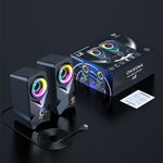 Altoparlante wireless Bluetooth USB portatile da esterno con luce RGB L2, L2