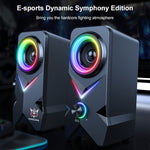 Altoparlante wireless Bluetooth USB portatile da esterno con luce RGB L2, L2
