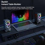 Altoparlante wireless Bluetooth USB portatile da esterno con luce RGB L2, L2
