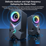 Altoparlante wireless Bluetooth USB portatile da esterno con luce RGB L2, L2