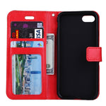 Custodia in pelle per iPhone 8 e 7 con chiusura magnetica