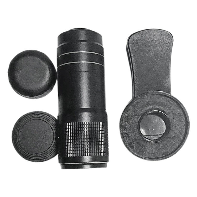 Lente telescopica clip-on 12x per smartphone compatibili