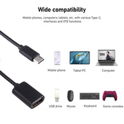 Cavo dati di ricarica cavo USB femmina a tipo C maschio OTG da 8,3 cm
