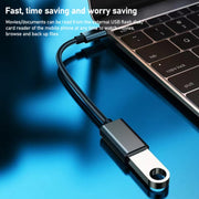 Cavo dati di ricarica cavo USB femmina a tipo C maschio OTG da 8,3 cm