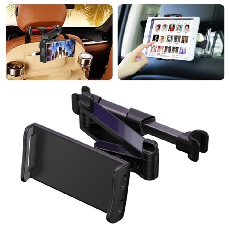 Supporto retrattile per schienale auto per smartphone e tablet 7-