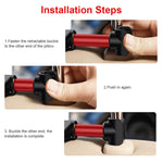 CHZ-06 Supporto per schienale auto retrattile per telefoni cellulari/tablet da 7-14 pollici, For 7-14 inch Phones Red, CHZ-06