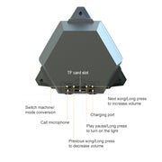 IT-02 Altoparlante Bluetooth wireless RGB per mini computer portatile Bluetooth 5.0
