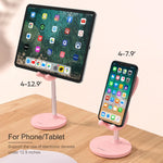 Supporto da tavolo pieghevole per smartphone e tablet