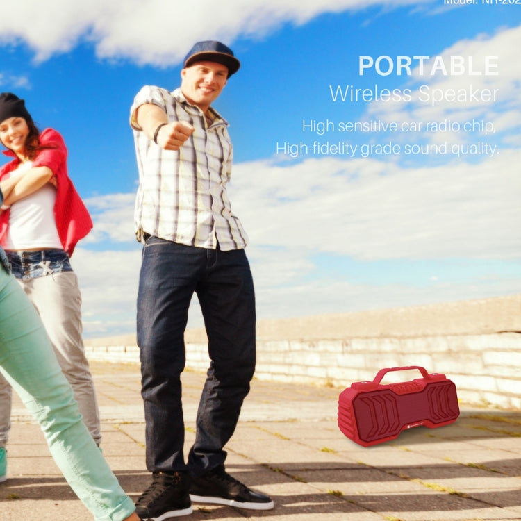 NewRixing NR-2029 Altoparlante stereo Bluetooth wireless portatile con funzione TWS