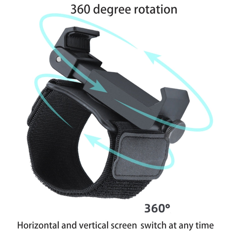 Supporto per telefono vivavoce con cinturino elastico, lunghezza del cinturino: 24 cm, Wristband Length: 24cm