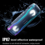 XDOBO BMTL BOSS Altoparlante Bluetooth wireless portatile impermeabile IPX7 con luce colorata RGB e TWS, BMTL BOSS