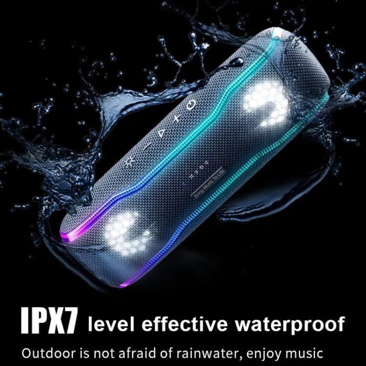 XDOBO BMTL BOSS Altoparlante Bluetooth wireless portatile impermeabile IPX7 con luce colorata RGB e TWS, BMTL BOSS