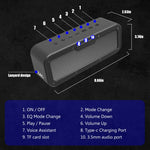 XDOBO Wake 1983 IPX7 Altoparlante Bluetooth wireless portatile da esterno impermeabile