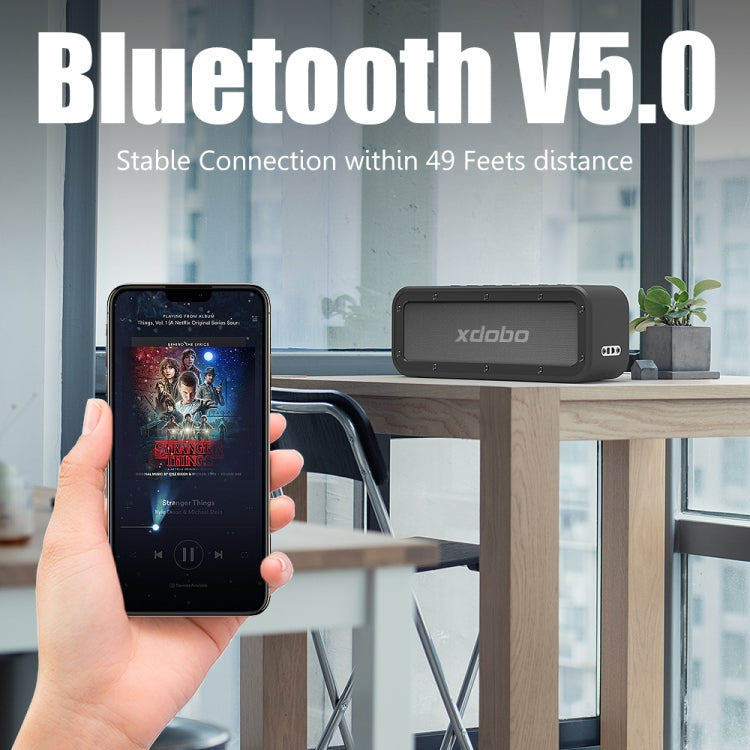 XDOBO Wake 1983 IPX7 Altoparlante Bluetooth wireless portatile da esterno impermeabile