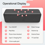 XDOBO X5 IPX6 Altoparlante Bluetooth wireless portatile impermeabile Subwoofer esterno, X5