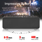 XDOBO X5 IPX6 Altoparlante Bluetooth wireless portatile impermeabile Subwoofer esterno, X5