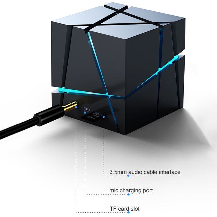 Altoparlante Bluetooth Qone 2 Cube Mini portatile