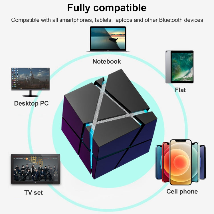 Altoparlante Bluetooth wireless Qone 2 Cube Mini scheda portatile, Bluetooth Speaker (Black), Bluetooth Speaker (Pink), Bluetooth Speaker (Blue), Bluetooth Speaker(White)