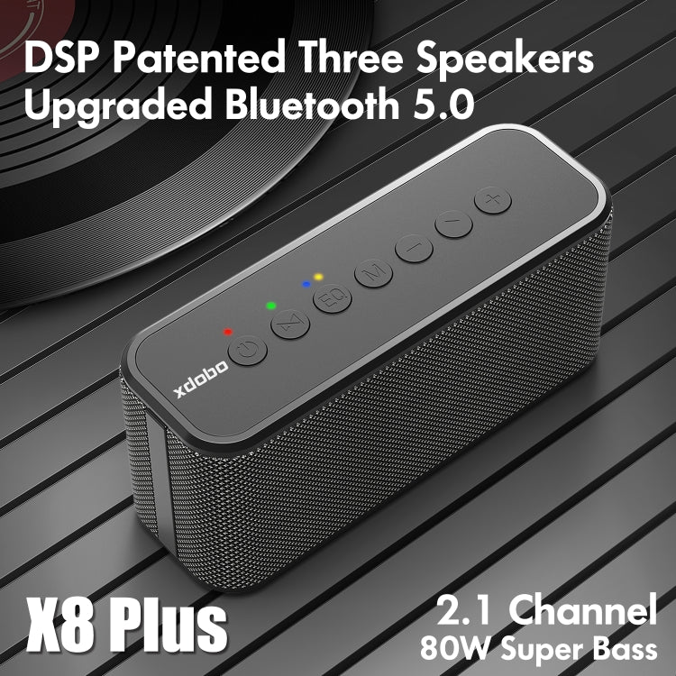 XDOBO X8 Plus Altoparlante Bluetooth wireless da 80 W Subwoofer esterno Supporto TWS e scheda TF e disco U, X8 Plus