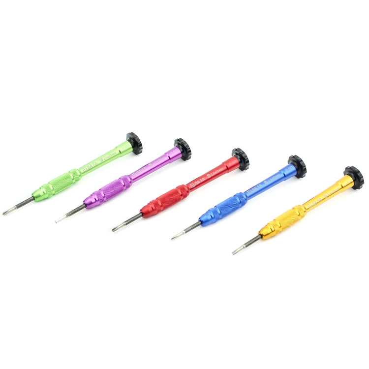 JIAFA JF-609-0.6Y Tri-point 0.6 Repair Screwdriver for iPhone X/ 8/ 8P/ 7/ 7P and Apple Watch, Tri-point 0.6 Red, Tri-point 0.6 Gold, Tri-point 0.6 Green, Tri-point 0.6 Blue, Tri-point 0.6 Magenta