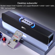 YINDIAO A36 Bluetooth 5.0 Smart Subwoofer Altoparlante Bluetooth wireless per computer, versione standard Bluetooth, Bluetooth Standard Version(Black), Bluetooth Standard Version(White)