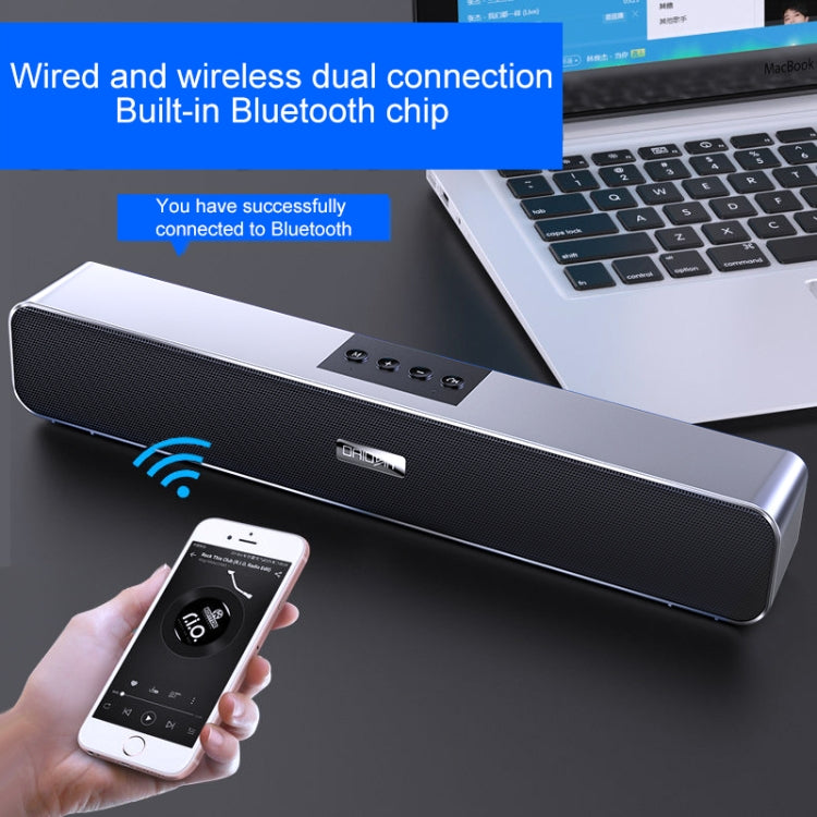 YINDIAO A36 Bluetooth 5.0 Smart Subwoofer Altoparlante Bluetooth wireless per computer, versione standard Bluetooth, Bluetooth Standard Version(Black), Bluetooth Standard Version(White)