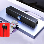 Altoparlante cablato per computer subwoofer intelligente YINDIAO A36, versione mini con pulsante rotante, Rotary Button Mini Version (Black)