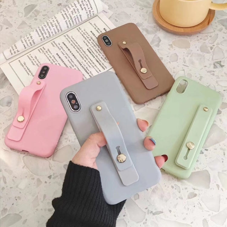 Supporto da tavolo con cinturino in pelle TPU per telefono