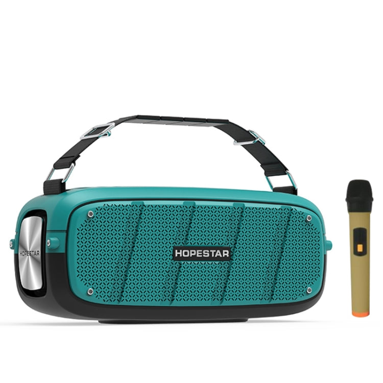 HOPESTAR A20 Pro TWS Altoparlante Bluetooth subwoofer impermeabile portatile da esterno con microfono, supporto Power Bank e chiamate in vivavoce, disco U e scheda TF e AUX da 3,5 mm, A20 Pro Yellow, A20 Pro Black, A20 Pro Green, A20 Pro Blue, A20 Pro Red