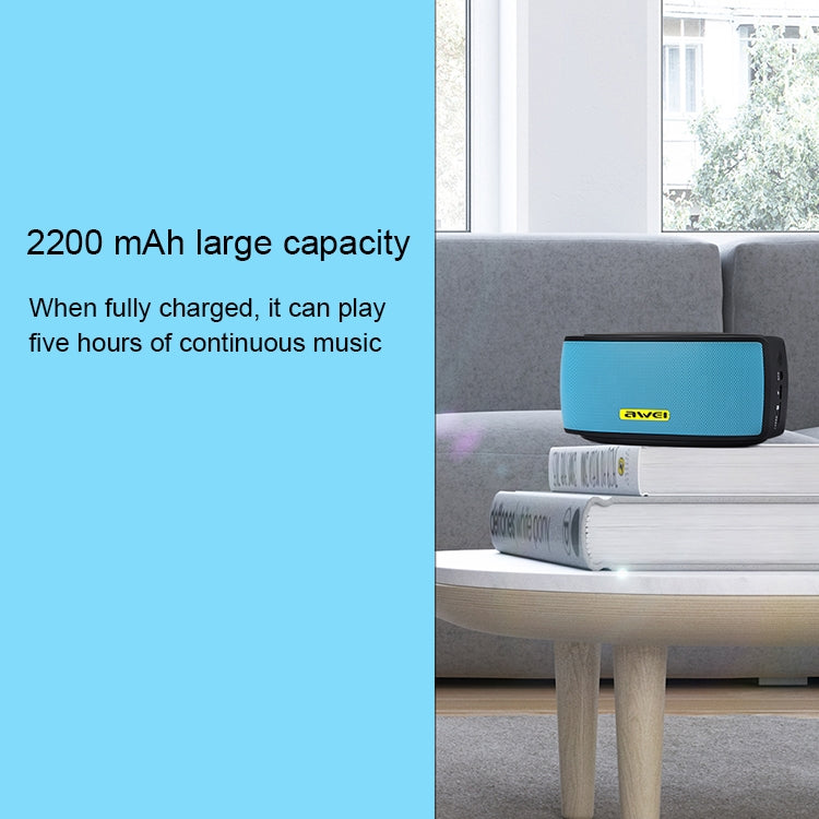 Altoparlante Bluetooth wireless portatile awei Y210 V4.2 con bassi migliorati, supporto NFC/scheda TF/AUX, Y210