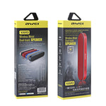 Altoparlante Bluetooth wireless portatile awei Y220 V4.2 con suono stereo 3D chiaro HD e cancellazione del rumore, supporto scheda TF/AUX, Y220