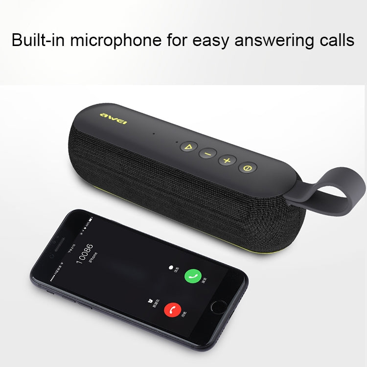 Altoparlante Bluetooth wireless portatile awei Y230 V4.2 con audio HD e bassi migliorati, microfono integrato, supporto NFC/disco U/scheda TF/AUX, Y230