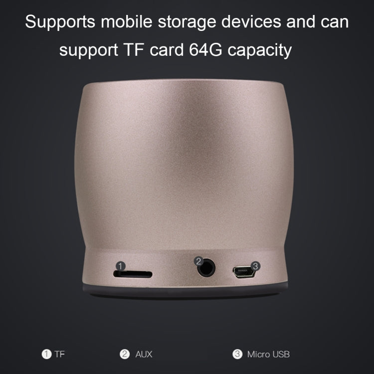 awei Y500 Mini altoparlante Bluetooth wireless portatile con stereo 3D, microfono incorporato, supporto scheda TF/AUX, Y500