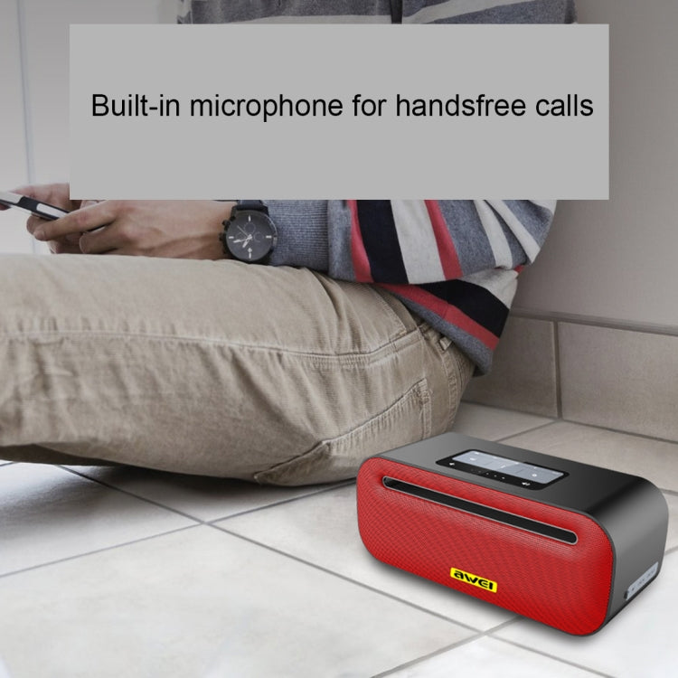 Altoparlante Bluetooth wireless awei Y600 con stereo 3D, microfono integrato, supporto scheda TF/AUX/NFC, Y600