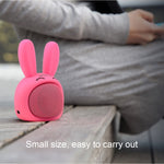 Awei Y700 Mini altoparlante Bluetooth wireless portatile coniglio, microfono incorporato, supporto AUX/chiamata a mani libere, Y700